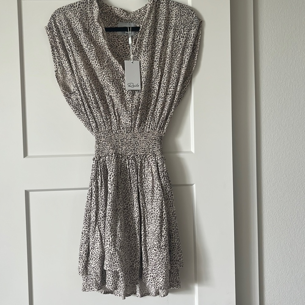 Rails leopard dress size xs. Never worn.